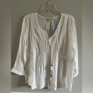 Pale Sky / Stitch Fix Peasant Blouse